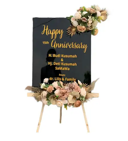 Papan Bunga Akrilik Pemurus Dalam