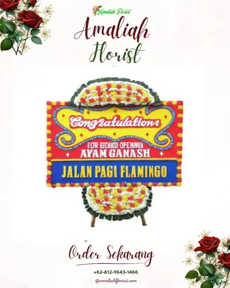 Sewa Papan Bunga Pemurus Dalam